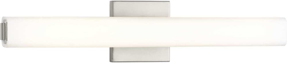 Progress Lighting Beam LED Collection 22' Etched Opal Glass Modern Bath Vanity Light Polished Chrome