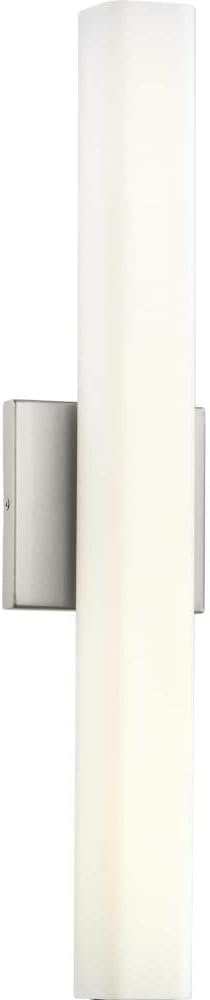 Progress Lighting Beam LED Collection 22' Etched Opal Glass Modern Bath Vanity Light Polished Chrome
