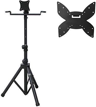 Audio 2000S AST421Y Portable Flat Screen Panel LCD LED TV Monitor Stand with Foldable Tripod Legs, Including a 200 X 200 mm Standard VESA Mounting Plate with M6 Screws