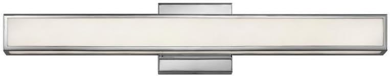 Hinkley Alto 24' Integrated LED 29W Bathroom Vanity Light Fixture, Chrome