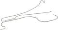 KarParts360 For Chevy Silverado 1500 Classic 2007 Brake Hydraulic Line Kit | 0.5 Inches Line Fitting Diameter