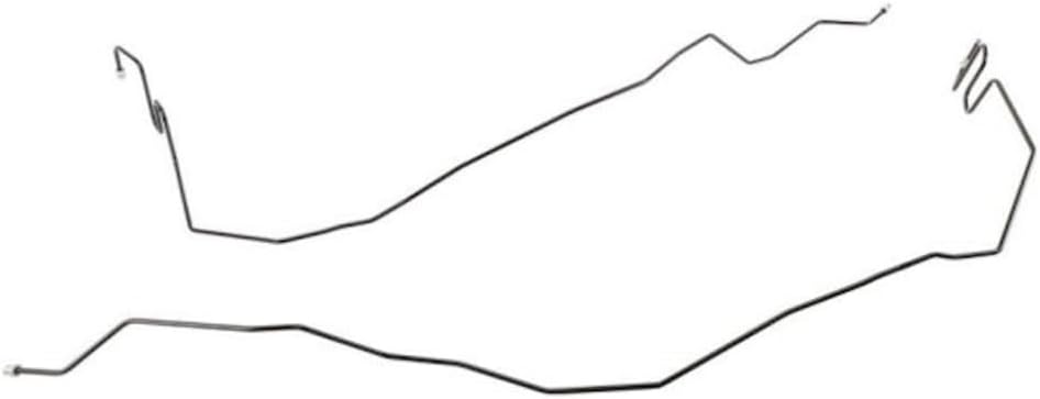 KarParts360 For Chevy Silverado 2500 HD Classic 2007 Hydraulic Brake Line Kit | Steel Line | 0.5inches Line Fitting Diameter | Flare Line Fitting | 122.49inches / 3,111.24 millimeters Line Length