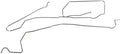 KarParts360 For Chevy Silverado 1500 Classic 2007 Hydraulic Brake Line Kit