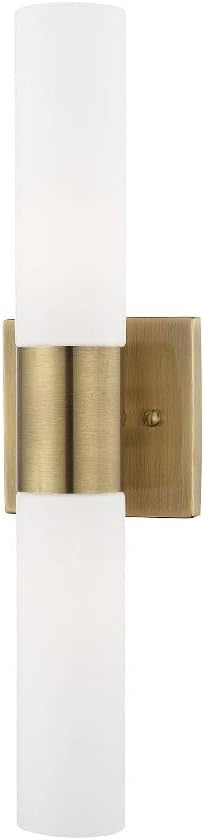Livex Lighting 2 Lt Black Chrome ADA Bath Vanity