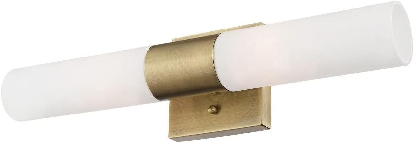 Livex Lighting 2 Lt Black Chrome ADA Bath Vanity
