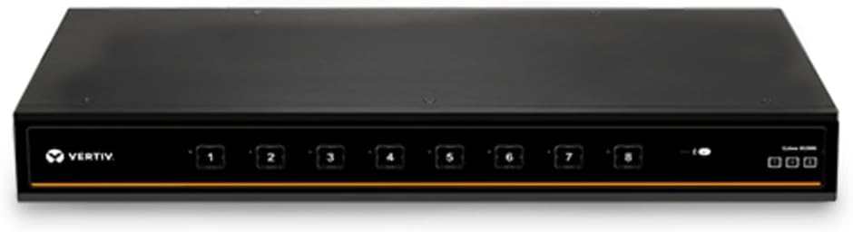 Vertiv Avocent Cybex SC900 Secure Desktop KVM Switch, Dual Head Monitor, 8 Port, Universal DisplayPort, Common Access Card, UHD 4K at 30Hz, NIAP Version 4.0 Certified, TAA Compliant (SC985DPH-400)