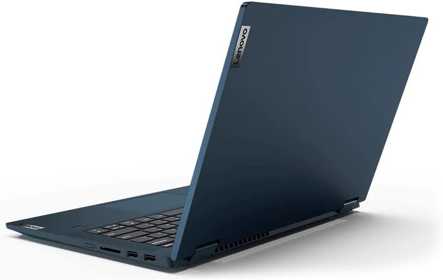2022 LENOVO IdeaPad Flex 5i 14' Touchscreen 2-in-1 Laptop 11th Dual-Core Intel i3-1135G4 4GB DDR4 512GB NVMe SSD UHD Graphics HDMI USB-C Fingerprint WiFi-5 Windows 10 Pro , Blue w/32GB USB Drive