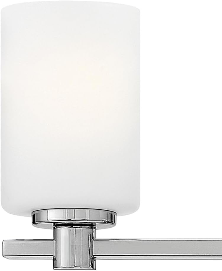 Hinkley Karlie Transitional Four Light Bathroom Vanity Fixture, Chrome