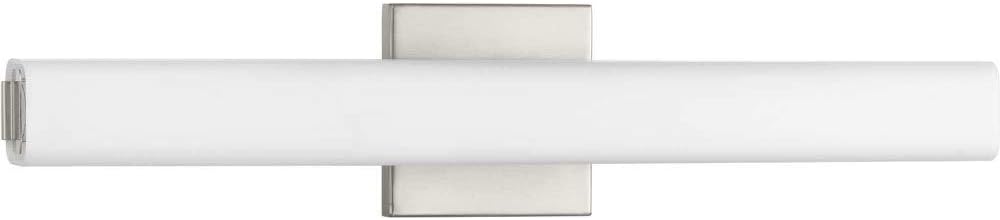 Progress Lighting Beam LED Collection 22' Etched Opal Glass Modern Bath Vanity Light Polished Chrome