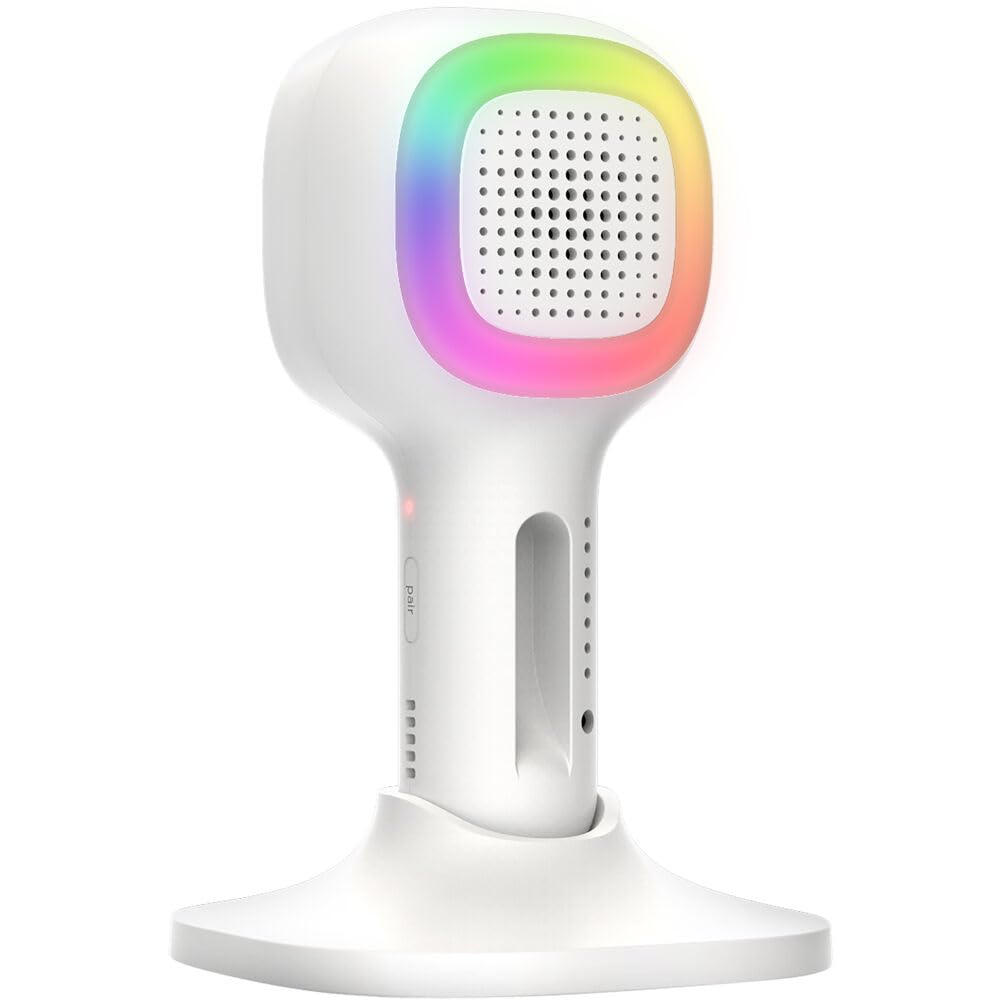 Hubble Connected Nursery Pal Cloud Smart Connected, Wi-Fi Enabled Baby Monitor with 5-Inch HD Color Parent Unit Viewer, Soothing Sounds and White Noise, 7-Color Night Light, Wall Mount, White