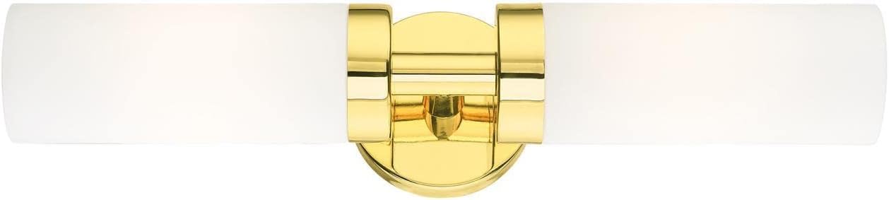 Livex Lighting, 15072-02, Aero, ADA Vanity Sconce, Polished Brass