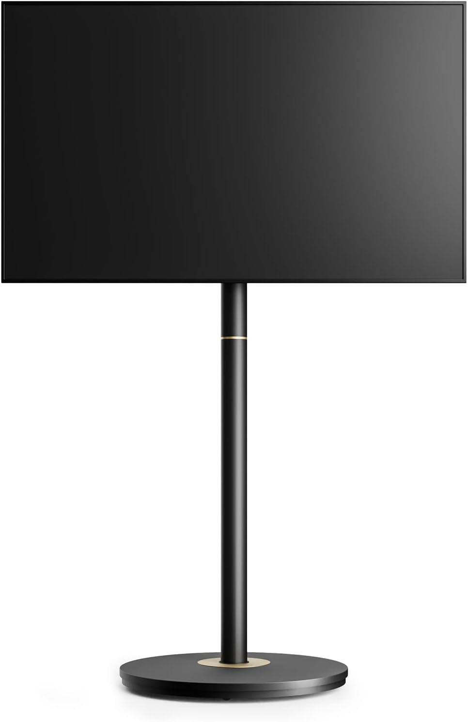 FITUEYES Design Mobile Rolling TV Cart for 32-65 Inches Television, Modern Corner TV Floor Stand on Wheels Fits Max VESA 400x400mm, V2 Portable Smart Television Cart, Black, Master Series