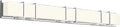 Kuzco Lighting Alberni 50' Vanity Light | Chrome Finish | Made of Aluminum, Steel and Acrylic | Rectangular Wall Light | Frosted Acrylic Diffuser | 50' W x 5.1' H x 3.3' E | VL61650-CH