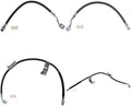 Set 4 Brake Hose Kit Front and Rear, Brake Line Brake Hydraulic Hose Replacement fits Chevrolet Silverado 2500 HD 2007-2010 fits Chevy Silverado 2500 HD 2007-2010