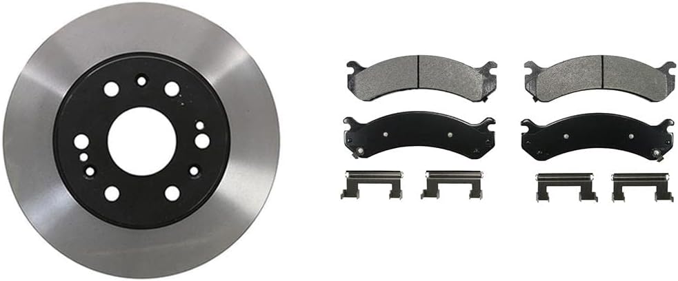 4Pcs Brakes Kit Front Disc Brake Rotors Brakes Pads for Chevy Silverado 1500 Classic 2007-2007 for GMC Savana 3500 2009-2012 for GMC Sierra 2500 HD 2009-2010