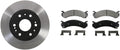 4Pcs Brakes Kit Front Disc Brake Rotors Brakes Pads for Chevy Silverado 1500 Classic 2007-2007 for GMC Savana 3500 2009-2012 for GMC Sierra 2500 HD 2009-2010
