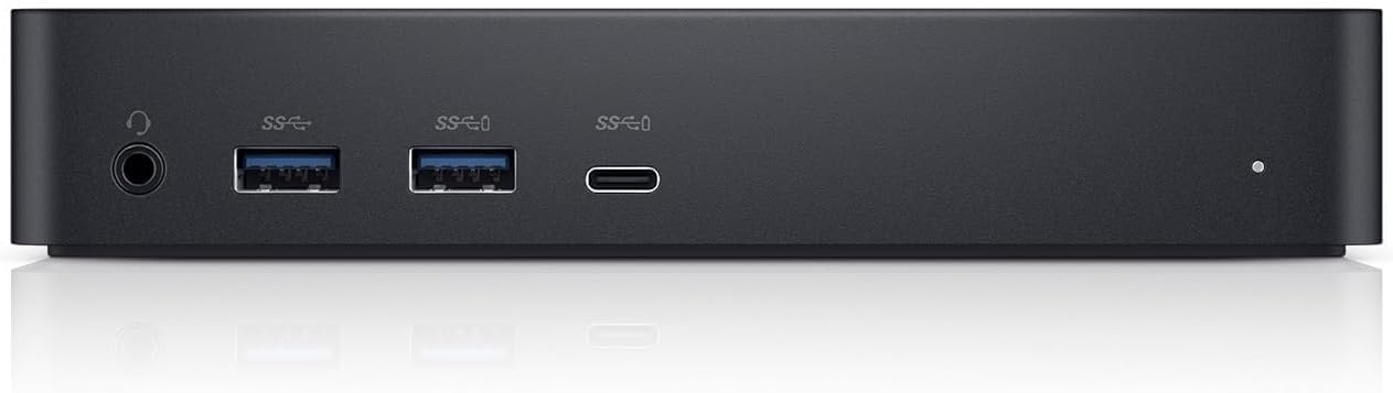 Dell Universal Dock D6000 High Speed USB-C & USB 3.0 Docking Station, Triple 4K Display Support, HDMI, 2X DisplayPort, USB-C PowerShare, Ethernet, Compatible with Windows & Mac, with HDMI Cable