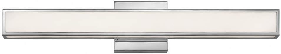 Hinkley Alto 24' Integrated LED 29W Bathroom Vanity Light Fixture, Chrome