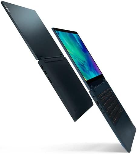 2022 LENOVO IdeaPad Flex 5i 14' Touchscreen 2-in-1 Laptop 11th Dual-Core Intel i3-1135G4 4GB DDR4 512GB NVMe SSD UHD Graphics HDMI USB-C Fingerprint WiFi-5 Windows 10 Pro , Blue w/32GB USB Drive