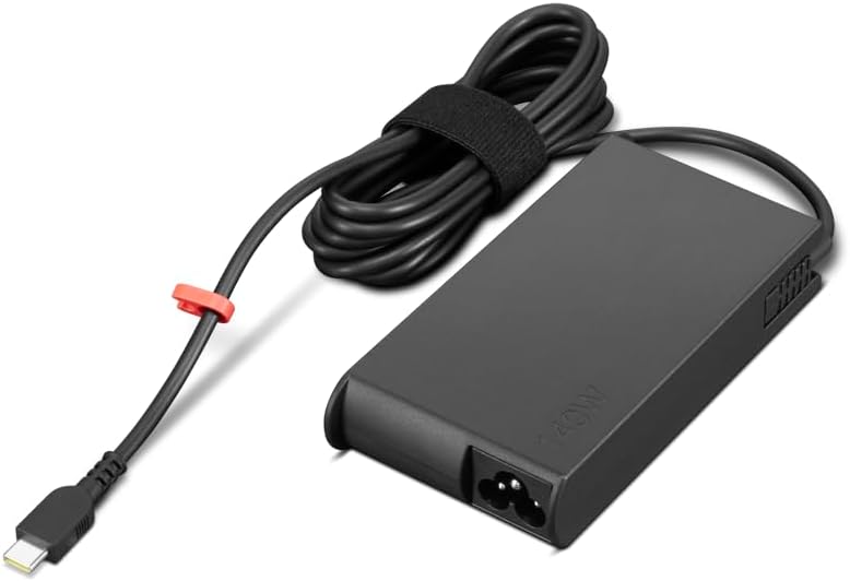 Lenovo ThinkPad Mobile Workstation 140W USB-C GaN Slim AC Adapter for ThinkPad P1 Series-P1 G8, ThinkPad P16 Series-P16v G3, ThinkPad T1 Series-T1g G8, ADL140YGSDC3A, 5A11K67869, SA10R17029.