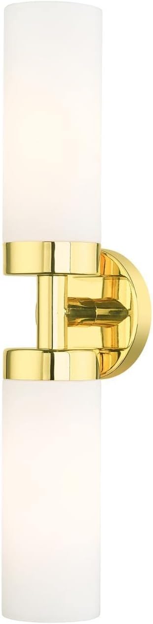 Livex Lighting, 15072-02, Aero, ADA Vanity Sconce, Polished Brass