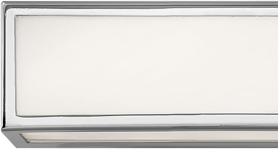 Hinkley Alto 30' Integrated LED 44W Bathroom Vanity Light Fixture, Chrome