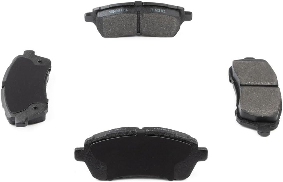 Set of 3 Front Brake Kit, Front Semi-Met Brake Pads and Brake Rotors Kit for Ford Fiesta 1.6L 2011 2012 2013 2014 2015 2016 2017 2018 2019, for Fiesta 1.0L 2014 2015 2016 2017