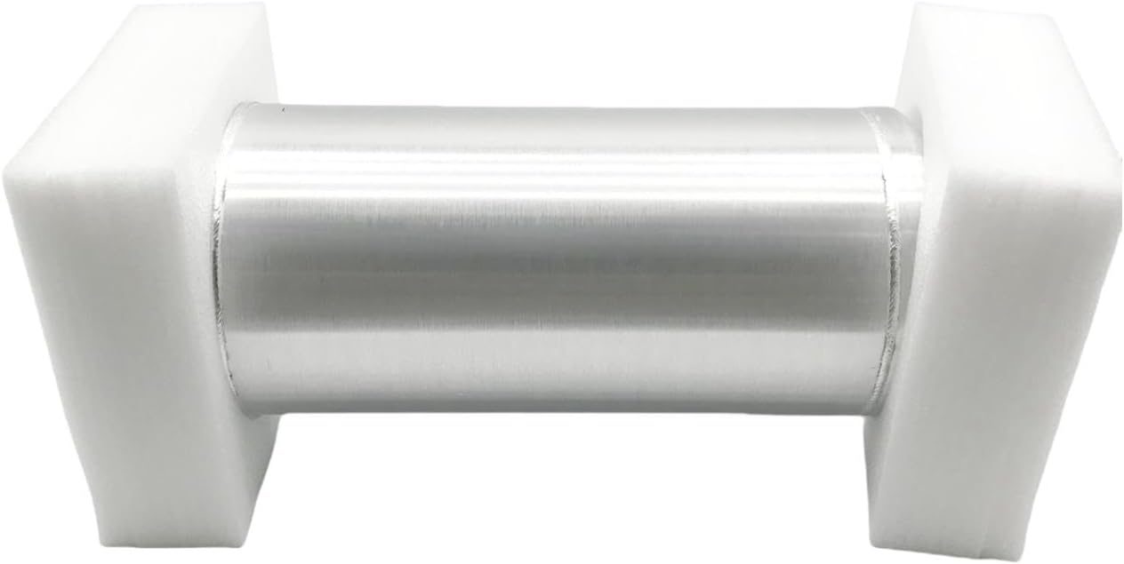 JSD 9 Gallon 10x26' Aluminum Auxiliary Vertical Gas Tank 1/4NPT Outlet- Heavy Duty Fuel Cell For Lawn Tractors, Generators