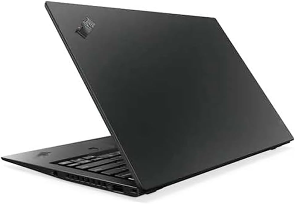Lenovo ThinkPad X1 Carbon (6th Gen) 14-inch FHD Laptop, Intel Quad Core i7-8650U, 16GB RAM, 256GB NVMe-PCIe SSD, Fingerprint Reader, Windows 10 Pro, Black (Renewed)
