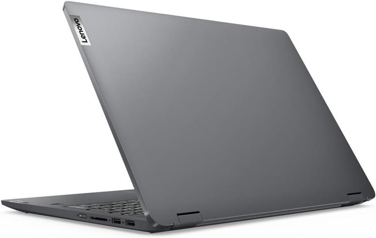 Lenovo IdeaPad Flex 5 2-in-1 Laptop, 16' WQXGA Touchscreen Display, Intel Core i7-1255U Processor, 16GB RAM, 1TB SSD, Backlit KB, FP Reader, SD Card Reader, Wi-Fi 6, Windows 11 Home, Grey