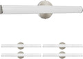 OOWOLF LED Bathroom Vanity Light 4Pack, 16W 24inch Bathroom Lights Fixture, Dimmable 1600LM Led Vanity Lights Bar, 4000K Natural White Bath Wall Lighting Fixture, Vanity Light Fixtures Over Mirror