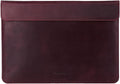 Laptop Leather Case Made for 16 inch MacBook Pro Sleeve - Carrying Protective Cases Compatible with MacBook Pro 16' M1 M2 M3 M4 Max A2141 A2485 A2780 A2991 2024 2025 Genuine Vintage Leather, Burgundy