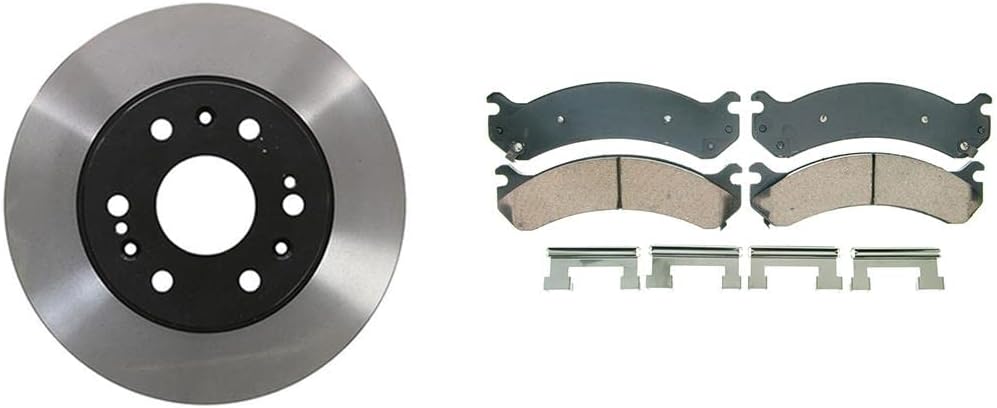 (4) Front Brake Pads and Rotors Kit Brake Pads Brake Rotors for Chevrolet Silverado 1500 Classic 2007-2007 for Chevy Silverado 1500 Classic 2007-2007#Replace 121.66057, 19210708