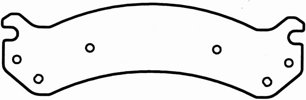Arrhythmic Front Rear Brake Pads for Chevy Silverado 3500 Classic 8.1L 2007, for Chevy Silverado 2500 5.3L 1999 2000, for Chevy Silverado 2500 5.7L 2001 2002 Automotive Replacement Pads 8PCs Break Pad
