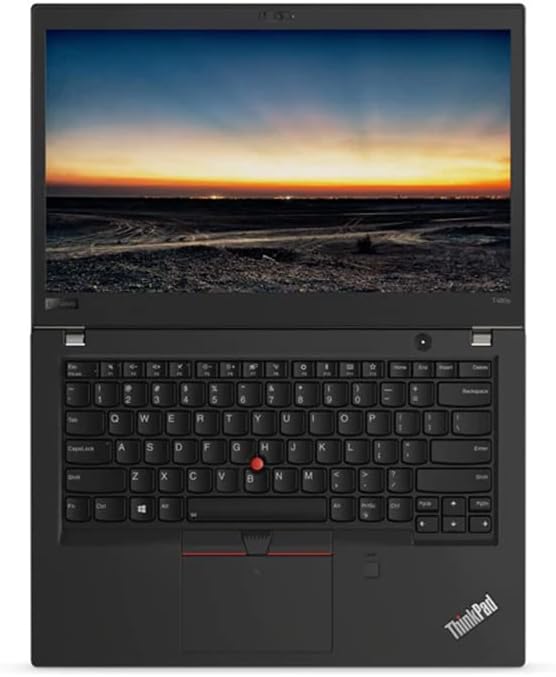 LENOVO ThinkPad T480S 14'' FHD, Core i7-8550U 1.8GHz, 16GB RAM, 500GB M.2-NVMe, Windows 11 Pro 64Bit, CAM, No Touch,, Black (Renewed)