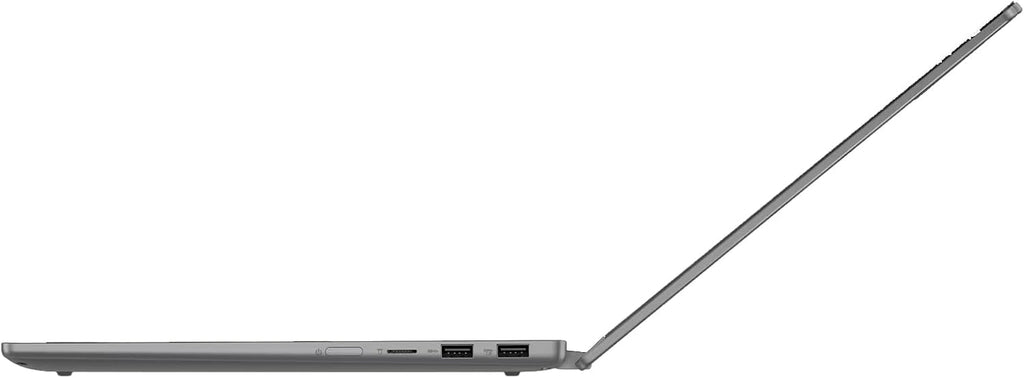 Lenovo Ideapad 5 14' 2-in-1 WUXGA Touchscreen Laptop, 8-core AMD Ryzen 7 8845HS, 16GB LPDDR5 RAM, 1TB SSD, Fingerprint, Backlit Keyboard, Stylus Pen, Win 11 Home, Luna Grey, EAT Laptop Foldable Stand