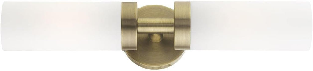 Livex Lighting, 15072-01, Aero, ADA Vanity Sconce, Antique Brass