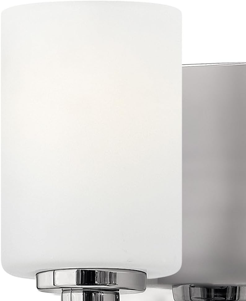 Hinkley Karlie Transitional One Light Bathroom Vanity Fixture, Chrome