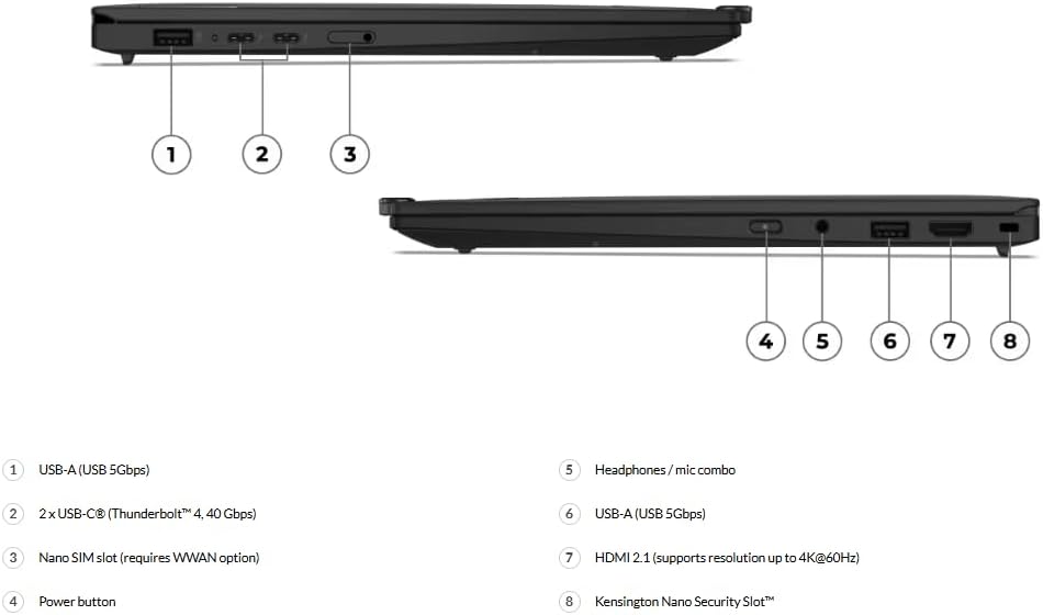Lenovo ThinkPad X1 Carbon Gen 13 Aura Edition Laptop 14' WUXGA Touch (500nits 100% sRGB) Intel 12-core Ultra 7 255U 32GB RAM 1TB SSD for Creator Business Professional Win11Pro ICP Hub