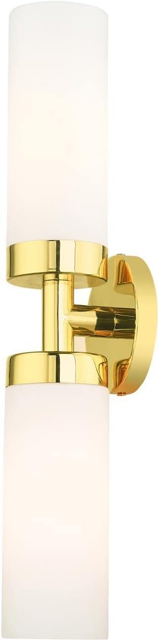 Livex Lighting, 15072-02, Aero, ADA Vanity Sconce, Polished Brass