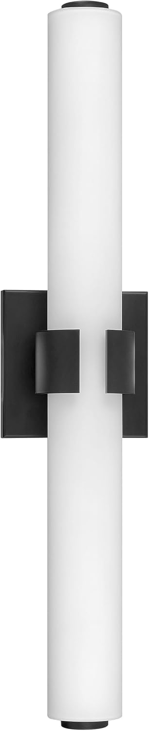 Hinkley Aiden Collection 22.75' Integrated LED 35W Bathroom Vanity Light Fixture, Black