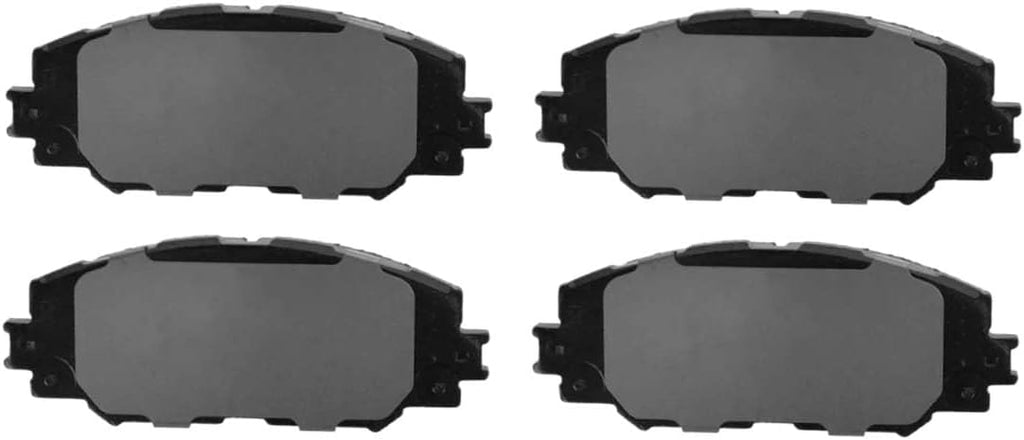 AutoShack Front & Rear Brake Rotors & Ceramic Pads for Toyota & Lexus, RAV4 2006-2008 HS250h 2010-2012, FWD 4WD L4 2.4L - E-Coated Drilled & Slotted - ShadowGuard