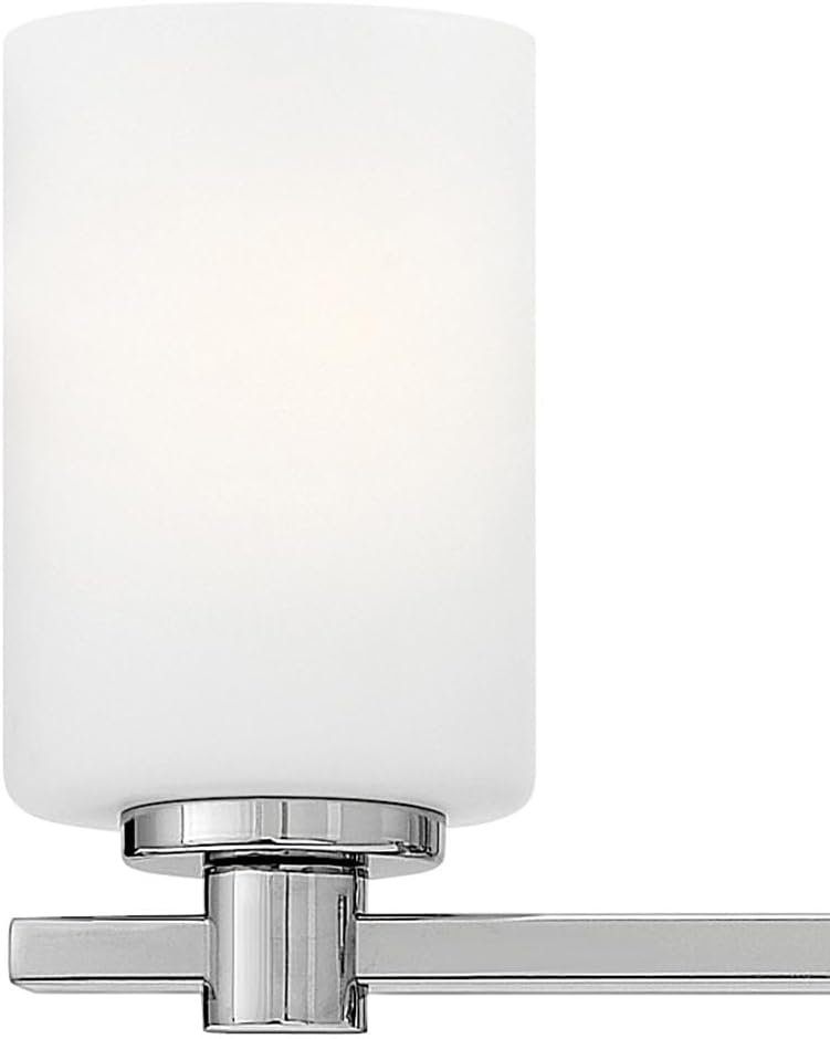 Hinkley Karlie Transitional Three Light Bathroom Vanity Fixture, Chrome