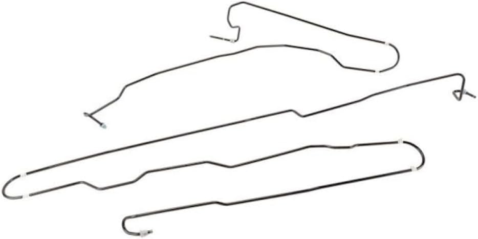 KarParts360 For Chevy Silverado 1500 Classic 2007 Hydraulic Brake Line Kit | Steel Line | 0.5 inches Line Fitting Diameter | Flare Line Fitting | 127.16 inches / 3,229.89 millimeters Line Length