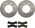 Brake Pads and Rotors, 3PC Rear Brake Kit Brakes and Rotors for Chevy Silverado 3500 Classic 2007-2007 for Chevrolet Silverado 3500 HD 2007-2010 for Chevy Silverado 3500 HD 2007-2010