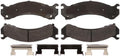Break Pad Front Brake Pads - Brake Pad Set Replacement Car Brake Pad fits Chevy Silverado 2500 HD Classic 2007-2007 fits Chevrolet Silverado 3500 2001-2007