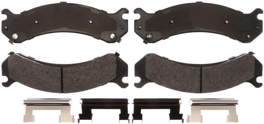 Break Pad Front Brake Pads - Brake Pad Set Replacement Car Brake Pad fits Chevy Silverado 2500 HD 2001-2010 fits Chevrolet Silverado 2500 HD Classic 2007-2007