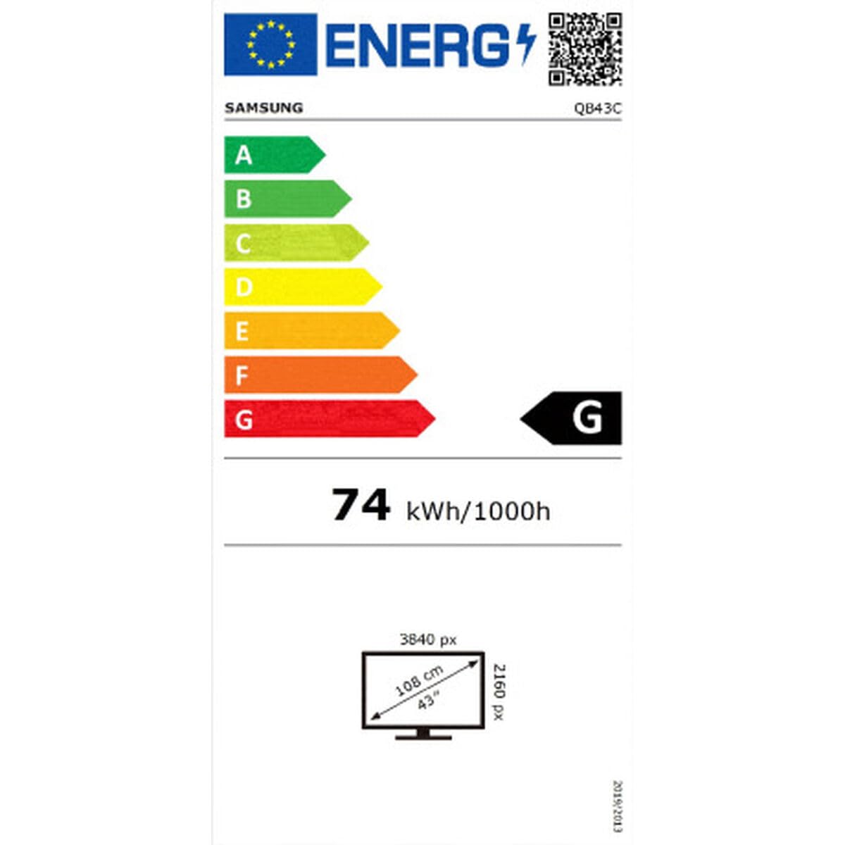Samsung QB43C Smart Signage Display