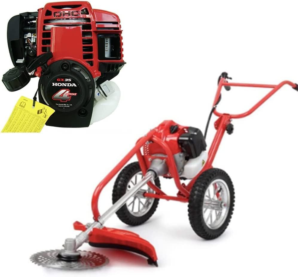 GX35 Hand Push Lawn Mower Trimmer Gasoline Brush Cutter 4 Stroke Lawn Mower Cultivator Tiller