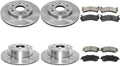 ‎A-Partrix 6PCS Brake Pads and Rotors - Front and Rear Brakes and Rotors Replacement Brake Kits fits Chevrolet Silverado 1500 2007 fits Chevy Silverado 1500 2007 fits GMC Sierra 1500 2007 A882